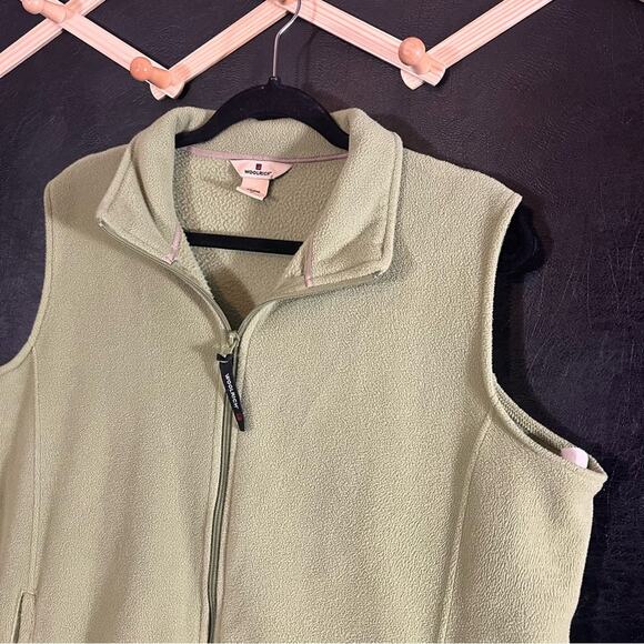 Woolrich Pale Green Fleece Vest Size XL‎ - Picture 3 of 9